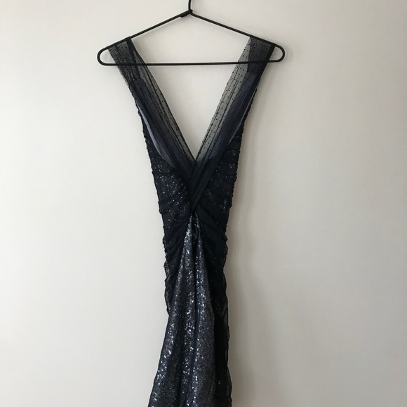 Express Mesh Sequin Cocktail dress - Picture 6 of 8